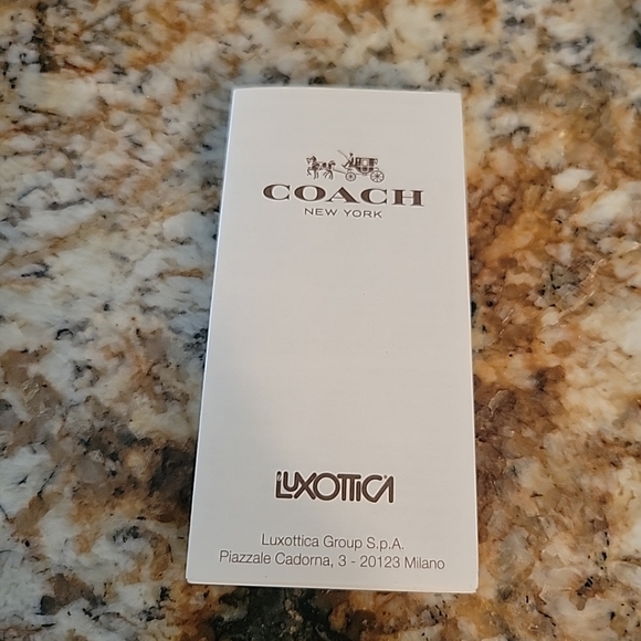 Sunglasses Coach HC 8120 526213 Dark Tort/Dark Tort Sand Sig C - Picture 10 of 12